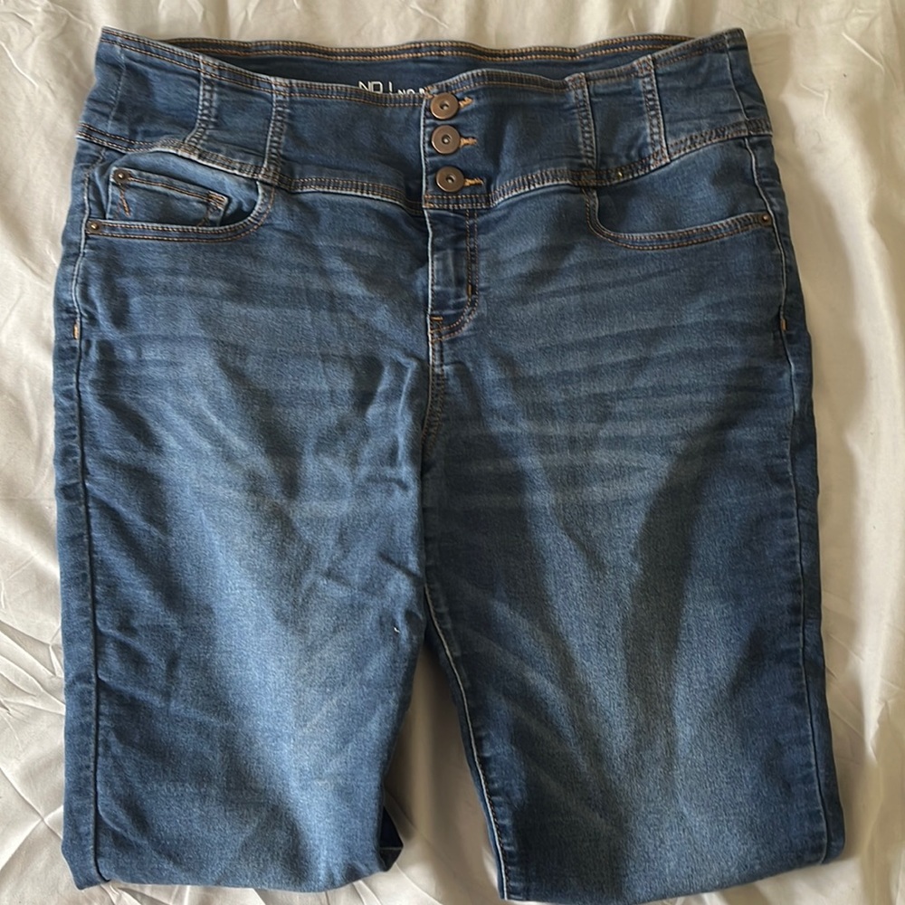 Blue jeans, size 19, brand: No boundaries, high waisted skinny jeans